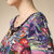 VEGININA 新款修身金丝绒妈妈装长袖连衣裙 9908(紫色 XXL)第4张高清大图