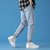 传奇保罗牛仔裤男夏季薄款2021年新款裤子潮流牌直筒宽松男士休闲长裤（M-4XL）812306(蓝色 M)第3张高清大图