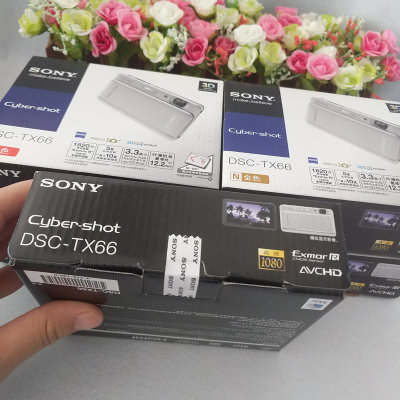 索尼（Sony）数量有限 销售全新原装DSC-TX66纤薄数码相机(金色 官方标配)
