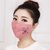 夏季口罩女纯棉薄款可爱个性韩国成人防晒版防尘透气可清洗易呼吸(粉红色机器猫)第3张高清大图