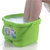 塑料足浴桶 洗脚盆 洗脚桶足浴盆(绿色)第4张高清大图