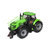 鸭小贱1：28儿童农夫车农用拖拉机运输惯性玩具车农场播种机收割机洒水车模型MK1015S(绿色)第3张高清大图