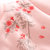 冬款加绒婴儿哈衣斜边对扣中国风宝宝衣服粉红花新年衣服 XD845(90 粉色)第3张高清大图