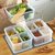 塑料冰箱保鲜盒厨房透明分格带盖水果食品储物盒密封配料收纳盒子(独立带盖款（1个） 默认)第4张高清大图
