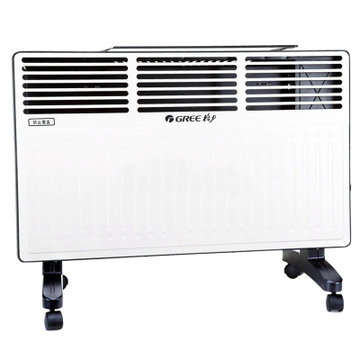 格力（GREE）居浴两用快热炉取暖器NBDA-20-WG（6秒速热，落地、壁挂两用设计，智能限温技术，赠烘衣架）