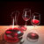 乐美雅钢化玻璃红酒杯醒酒器套装高脚杯家用高档酒具礼品葡萄酒杯(特惠5件套（无买1送1） 默认版本)第4张高清大图