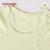 小米米minimoto男女童圆领竹棉无袖背心棉质上衣打底内衣(柠檬黄 110cm（3-4岁）)第4张高清大图