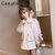 CaldiceKris（中国CK）女童小香风甜美泡泡袖裙子CK-TF3388第5张高清大图