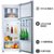 TCL 118升小冰箱家用节能静音租房帮手双门式冰箱电冰箱 白色 BCD-118KA9第4张高清大图