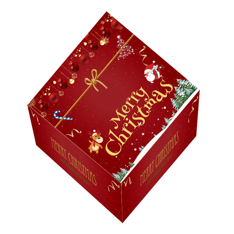 花牛苹果圣诞节平安夜苹果精美礼盒装送礼顺丰包邮花牛6枚圣诞果普通