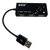 SKE SK-HB02 USB2.0高速4口集线器HUB（黑色）第3张高清大图