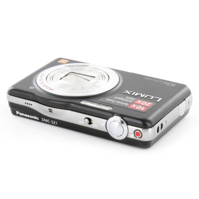 松下（Panasonic）DMC-SZ1数码相机 黑色 徕卡镜头哟！CCD成像 1610万像素 3.0英寸液晶屏 10倍光学变焦 25mm广角