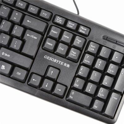 吉选有线键盘USB-KB830(黑)