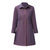 中年妈妈春装洋气薄款风衣中长款中老年女装春秋高贵外套2021新款(紫色 XL)第5张高清大图