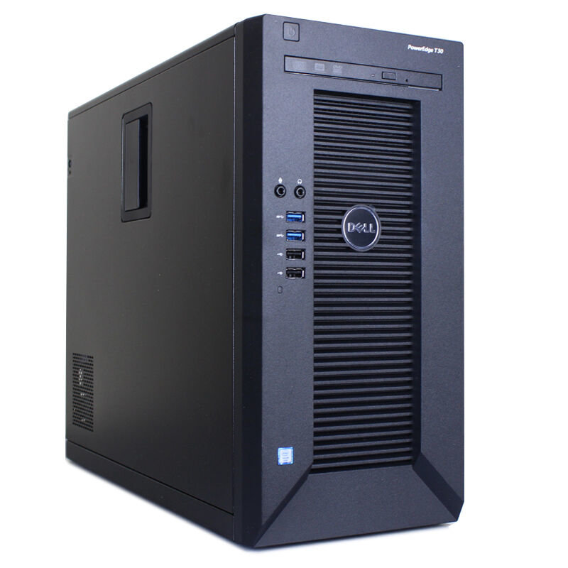 戴尔dell t20 新品t30 塔式文件数据库erp服务器(8g*1/2t*2/dvd)