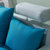 紫茉莉 沙发 布艺沙发 小户型沙发 简约现代客厅三人转角布艺沙发(浅色天蓝 三件套送地毯)第4张高清大图