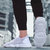 羊骑士 2019夏季新款平底小白鞋百搭休闲运动鞋舒适透气跑步鞋(HY-8929白色 44)第5张高清大图