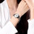 天梭(TISSOT)手表海浪系列瑞士石英女表 时尚潮流优雅女士腕表精钢表带(红色)第5张高清大图