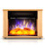 志高(CHIGO)ZG-NG9 壁炉取暖器暖风机家用烤火炉节能省电暖风扇欧式创意仿真火焰(浅棕色)第3张高清大图