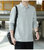 花花公子男士棉质秋季长袖POLO衫700(灰色 4XL)第3张高清大图
