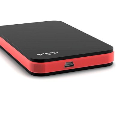 旅之星阻尼III代红玛丽USB2.0移动硬盘（红色）（750G）