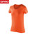 spiro 运动健身短袖T恤瑜伽服上衣运动紧身衣速干弹力训练塑身衣S280F(亮橘色 S)第3张高清大图