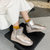 拉夏贝尔HOMME女士加绒字母防水雪地靴360(金属色 40)第6张高清大图