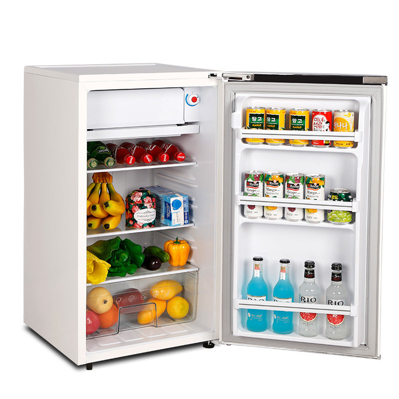 dobon东宝单门小冰箱小型复古家用茶叶冷藏冷冻宾馆白色92l