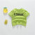 男童短袖T恤2021新款儿童夏装字母韩版帅气洋气宝宝半袖上衣绿色(黑色 110)第2张高清大图
