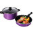 昕尔泰XINERTAI--保温杯系列厨具锅子系列水杯(紫色铁锅两件套)第3张高清大图