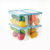 乐丽诗透明密封保鲜储物罐盒 食品级塑料分装带盖水果五谷杂粮收纳盒(4个装 默认)第5张高清大图