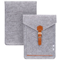 优加 苹果ipad air2保护套 内胆包/防摔收纳袋 9.7英寸通用平板电脑套 竖款-灰色