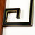 汉时（Hense)新中式轻奢创意黄铜鹿头实木挂钟欧式客厅静音装饰石英钟表HP1922(黑色边框金属表框)第5张高清大图