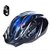 山地车非一体成型头盔自行车骑行头盔山地车装备安全帽单车装备 (蓝色)第5张高清大图