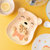 亿嘉IJARL 日式卡通陶瓷碗碟套装动物可爱创意个性家用釉下彩儿童餐具组合 食语系列(食语卡通碗盘三件套小熊)第8张高清大图