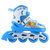 ENPEX乐士溜冰鞋MS170八轮全闪光轮滑鞋卡通旱冰鞋 PU轮可调尺码 送护具(蓝色S)第4张高清大图