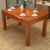 健舒宝 餐桌 实木餐桌 餐桌椅组合 橡木西餐桌小户型饭桌子方桌长方形餐桌(1.35M 单桌)第5张高清大图