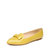 Daphne/达芙妮春季新款女鞋甜美蝴蝶结低跟通勤女单鞋1015101066(白色 35)第4张高清大图