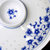 景德镇觀宋陶瓷合器青花玲珑瓷紫薇花餐具中式家用带盖饭盘7寸8寸(7寸)第2张高清大图