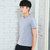 短袖t恤男士v领韩版潮流学生夏季青少年衣服修身2017新款半袖丅土(灰色 XXXL)第2张高清大图