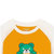 Skechers斯凯奇童装 新款男女同款 印花运动休闲长袖T恤L320K109(金黄色)第2张高清大图