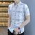 夏季男装短袖休闲商务男士衬衫1000-234(白色 2XL)第3张高清大图
