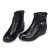 富贵鸟(FGN)冬季新款加绒女短靴妈妈靴G390632CR(黑色 40)第2张高清大图