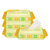 可爱多 木糖醇婴儿湿纸巾25抽*4包 便携小包装随身洁净(数量 规格)第2张高清大图