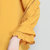 恒源祥2019春季新款女士长袖纯色短款休闲衬衫韩版宽松打底衬衫女B(3号黄色 170)第5张高清大图