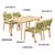 卡里鳄KLE—STR054会议桌一桌四椅子桌子尺寸1400*800*750mm第2张高清大图