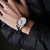 天梭(TISSOT)手表 卡森系列钢带时尚商务休闲石英男表(金色)第4张高清大图