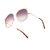 2017新款 CHLOE时尚经典粉紫色渐变女款金属镜框太阳镜 CE126S-803(粉紫色 62mm)第4张高清大图