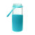 谢裕泰 多彩系列耐热玻璃水瓶 450ML(蓝色450ML)第2张高清大图