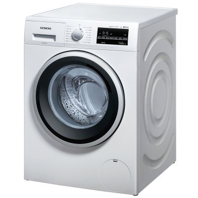 西门子(siemens) WM12P2601W 9公斤 变频滚筒洗衣机(白色) 3D变速节能设计 除菌护肤程序